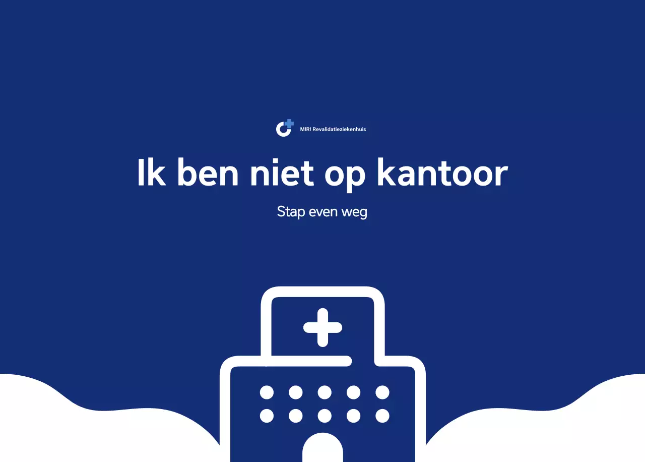 Eenvoudige kalender met blauwe, strakke illustraties