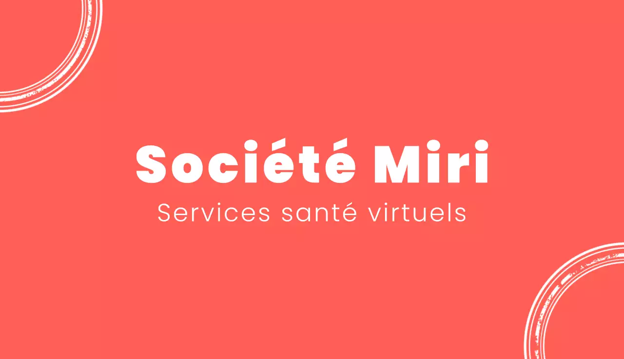 carte de visite abstraite rouge