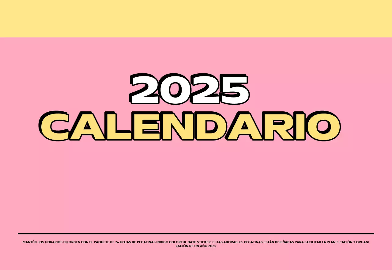 Coloridos calendarios con diversas ilustraciones retro