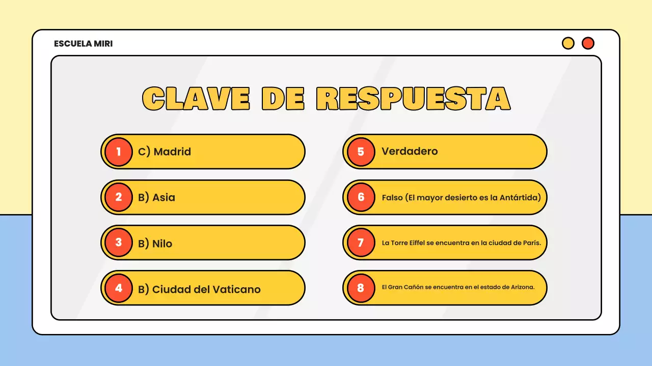 yellow minimal quiz material de estudio