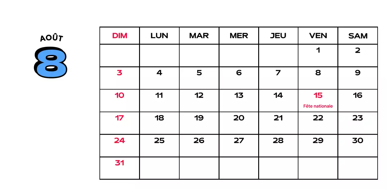 Calendriers colorés avec une variété d'illustrations rétro