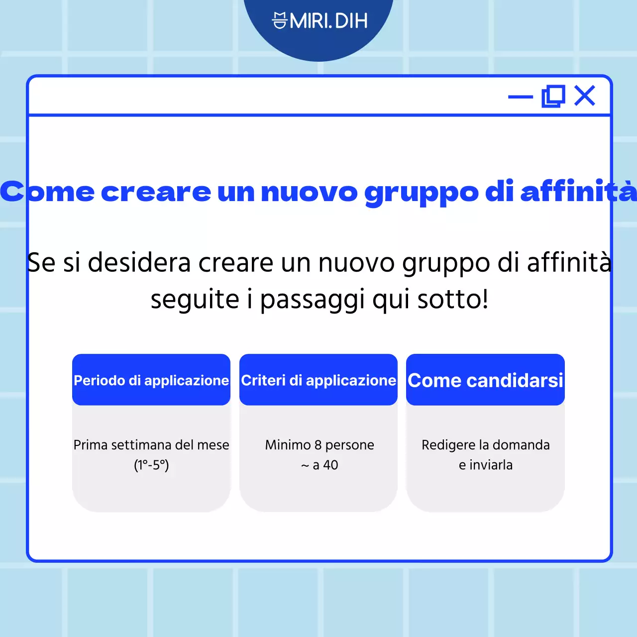 Descrizione del Club Blue Tidy