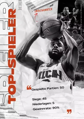 orange bold basketball ankündigung