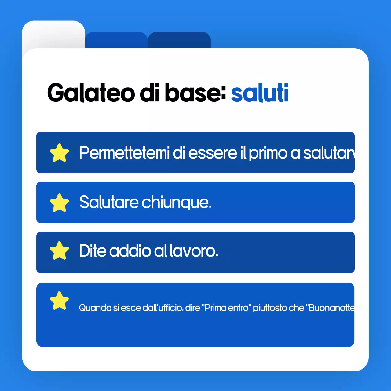 Risorse per la formazione sulle buone maniere sul posto di lavoro