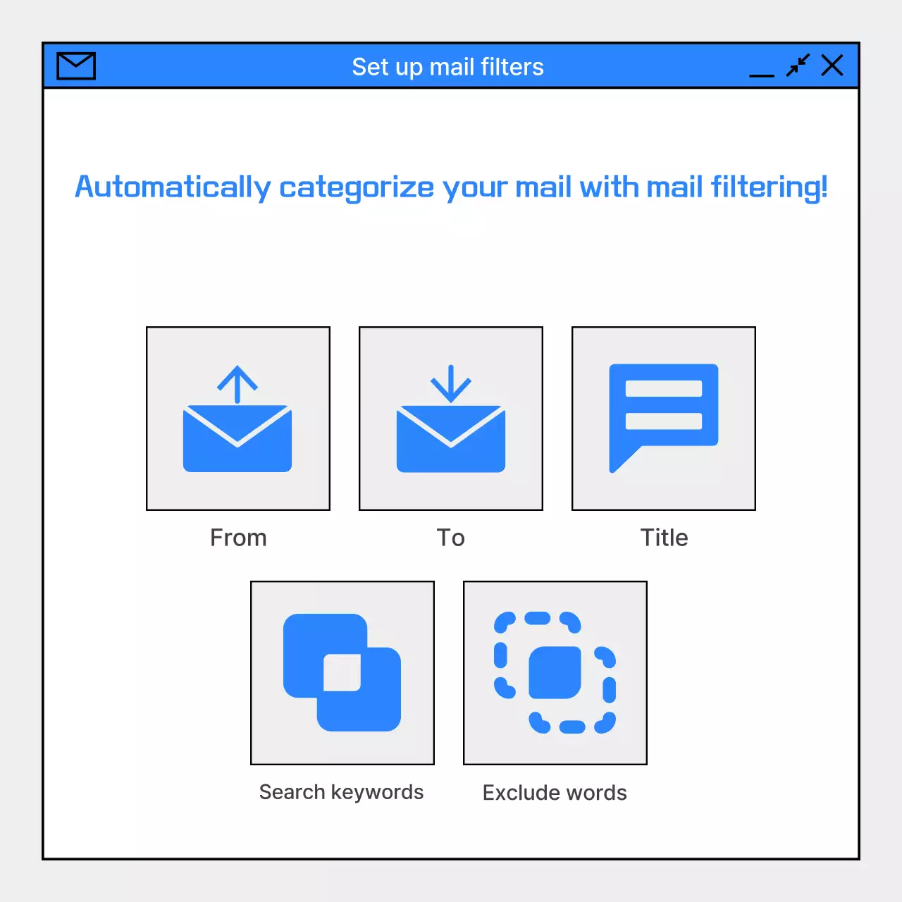 Guia de e-mail moderno azul Instagram Carousel