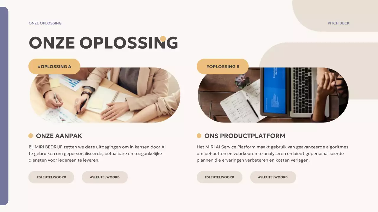 beige modern overzicht toonhoogte