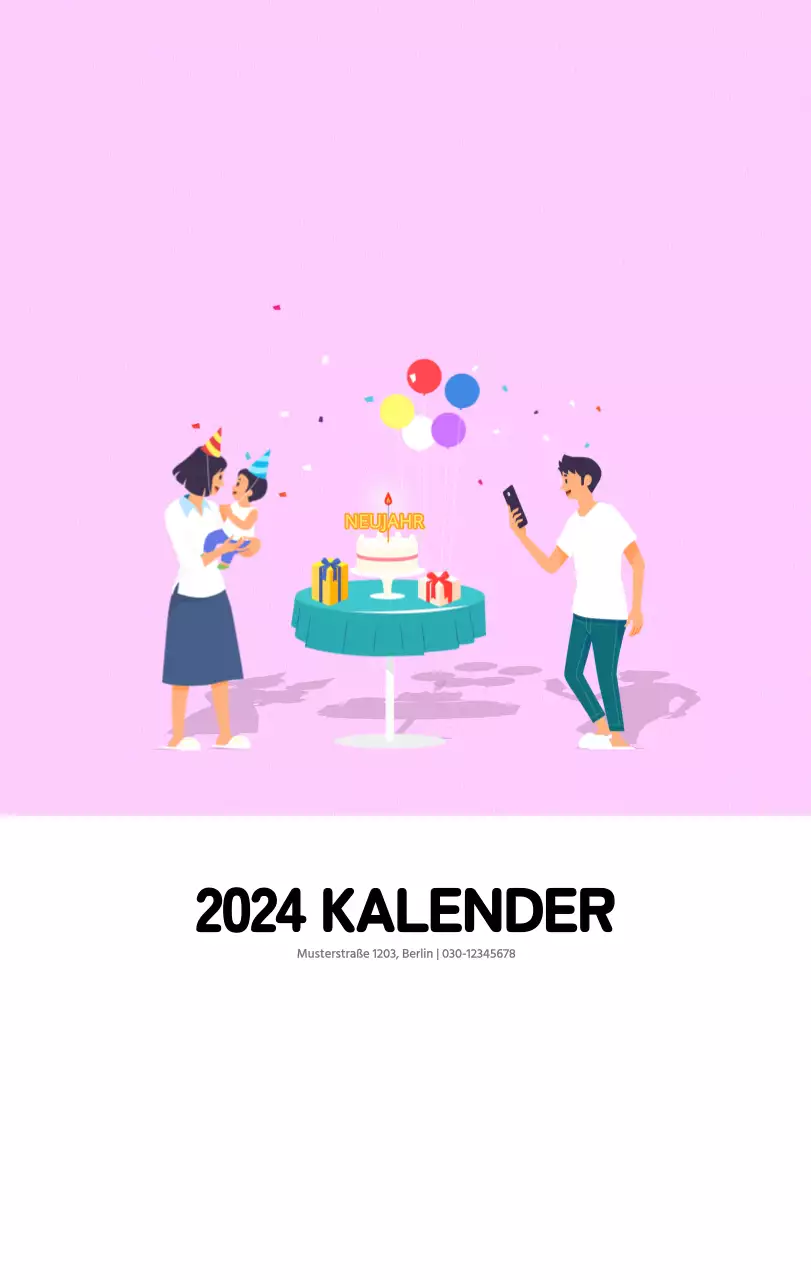 Mehrfarbige Familie Illustration Konzept