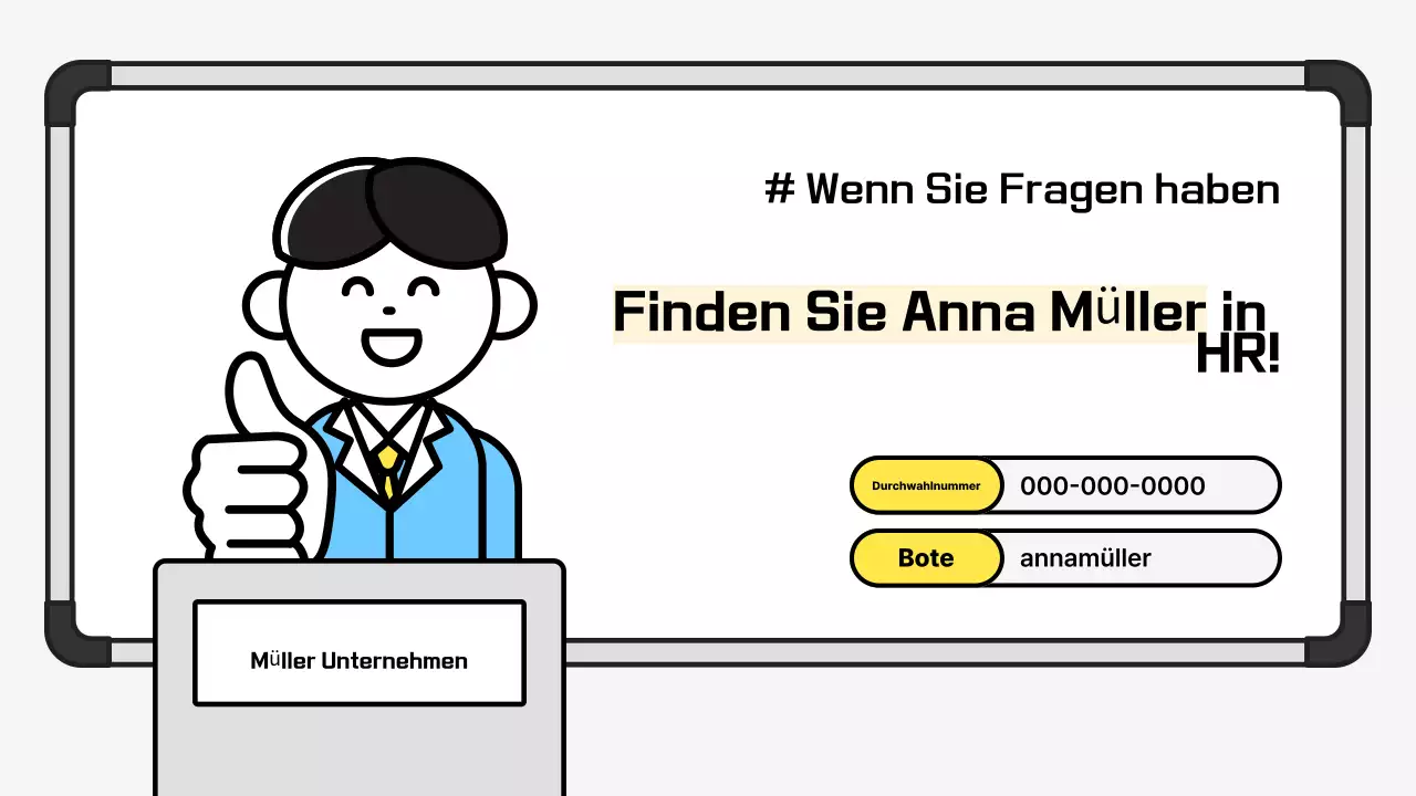 Schwarz Einfacher Trainingsleitfaden