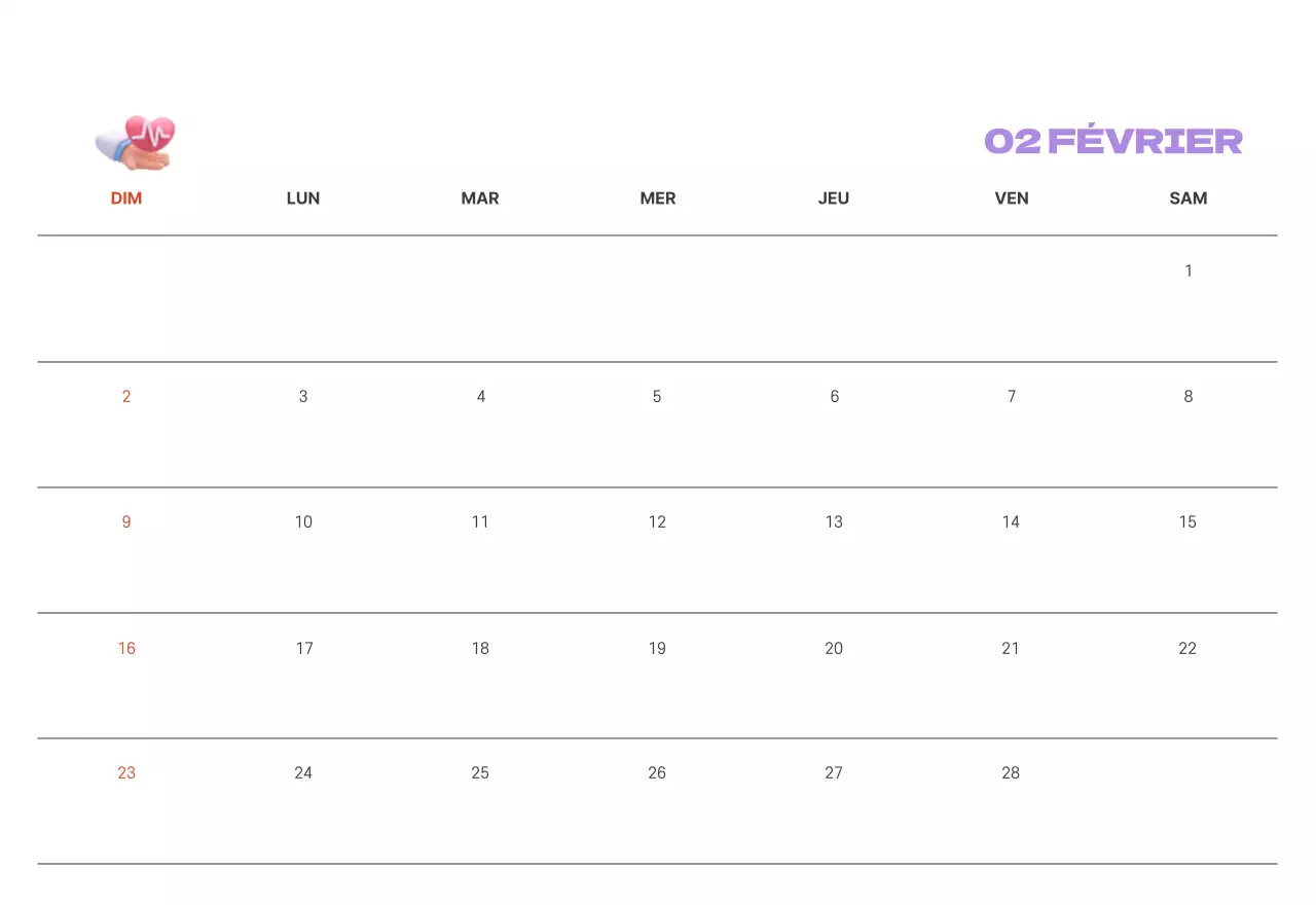 Un hôpital festif avec des illustrations sur le thème de la santé et de la famille et des accents colorés.
