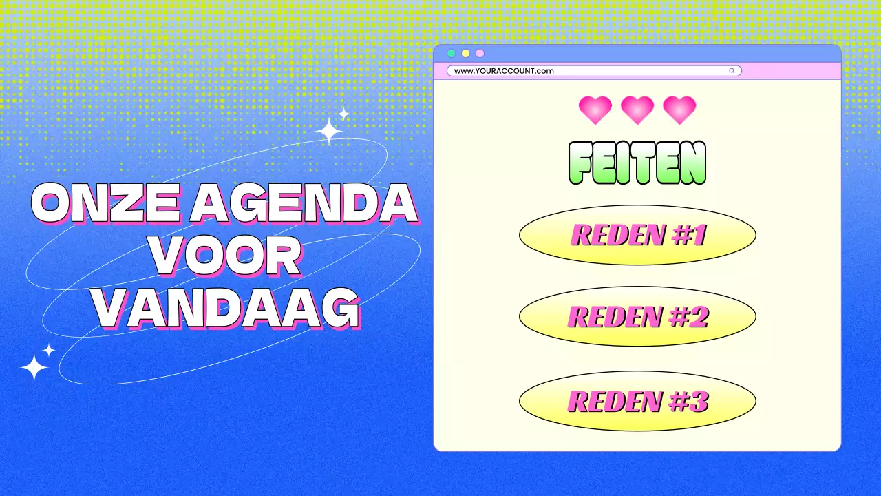 blauw retro fandom nieuwsbrief