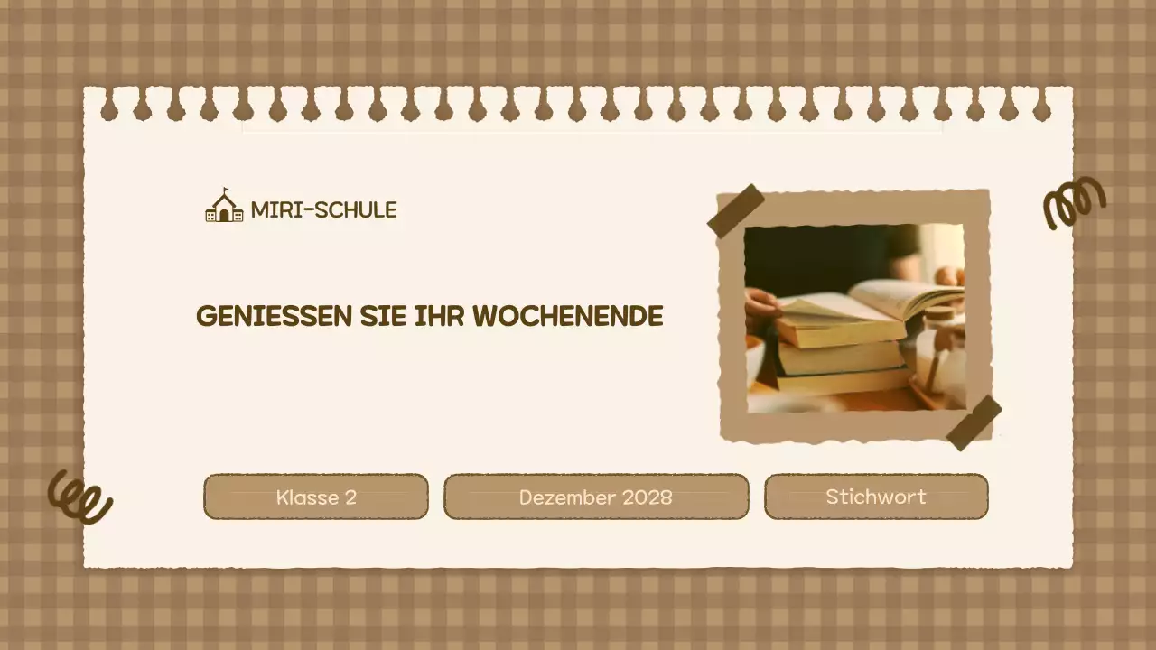 beige vintage class agenda