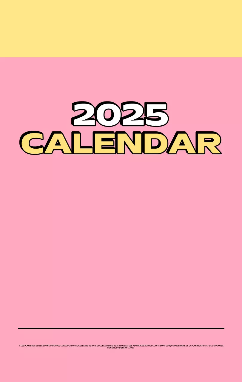 Calendriers colorés avec une variété d'illustrations rétro