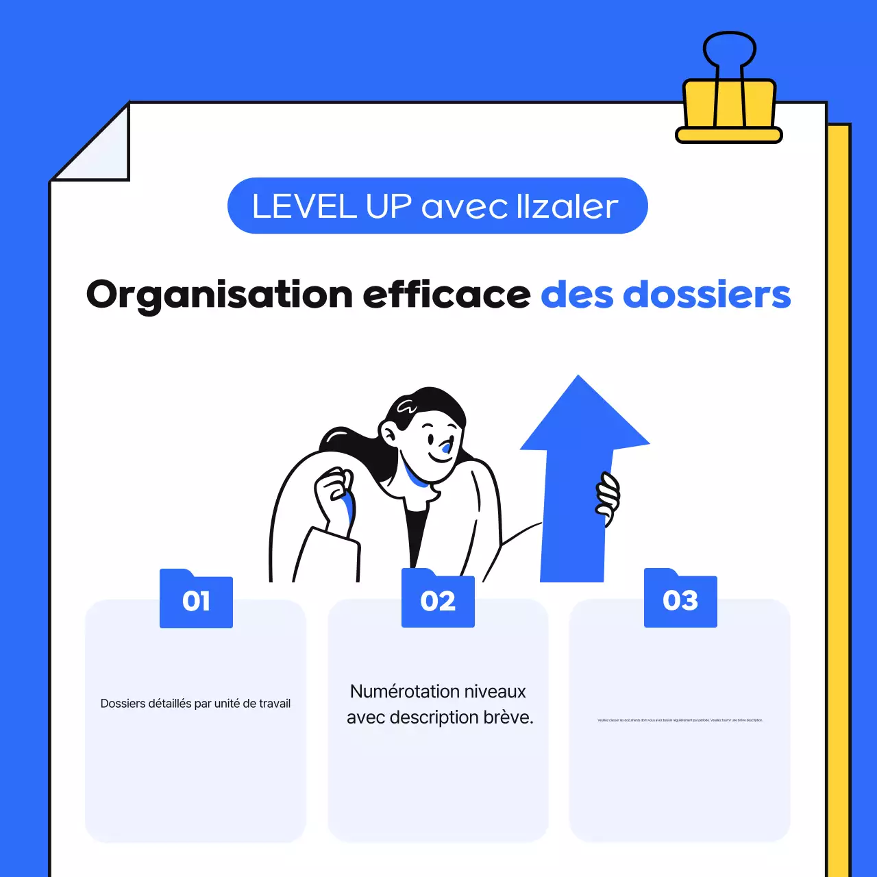 Un simple guide bleu et jaune de la vie professionnelle