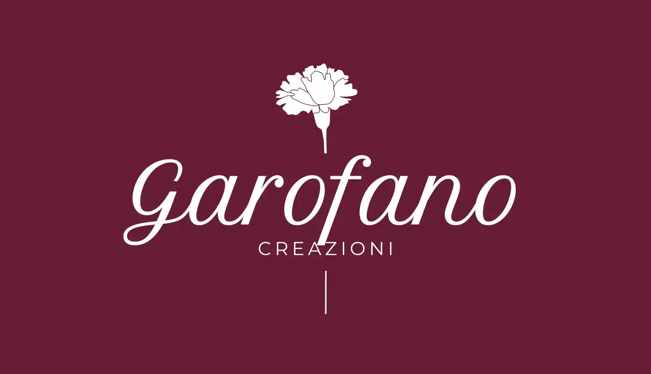 biglietto da visita rosa elegante per fioristi