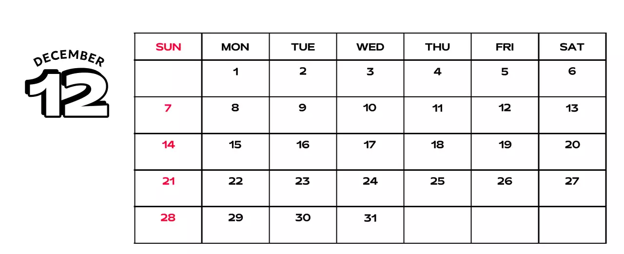 様々なレトロなイラストが描かれたカラフルなカレンダーカレンダー