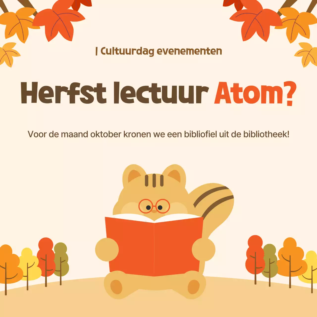 Oranje Gezellig Voorleesevenement