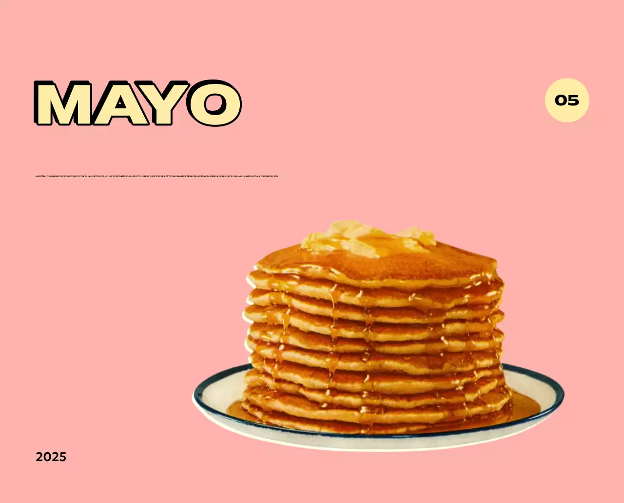 Coloridos calendarios con diversas ilustraciones retro