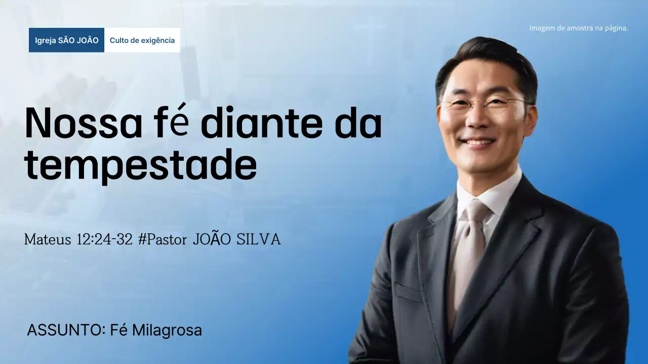 Guia de adoração simples azul