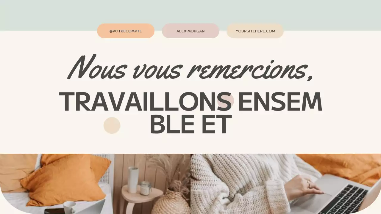 Portefeuille créatif abstrait beige