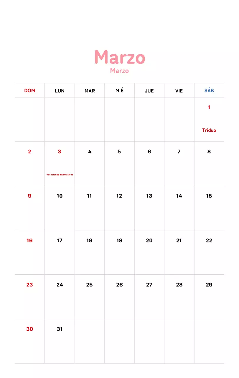 Calendario de Año Nuevo con cálidas ilustraciones