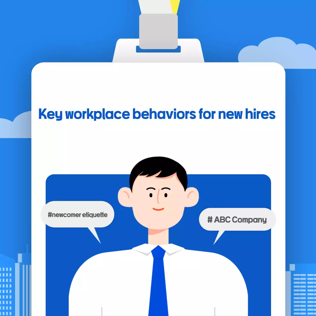 Guia de local de trabalho profissional azul Instagram Carousel