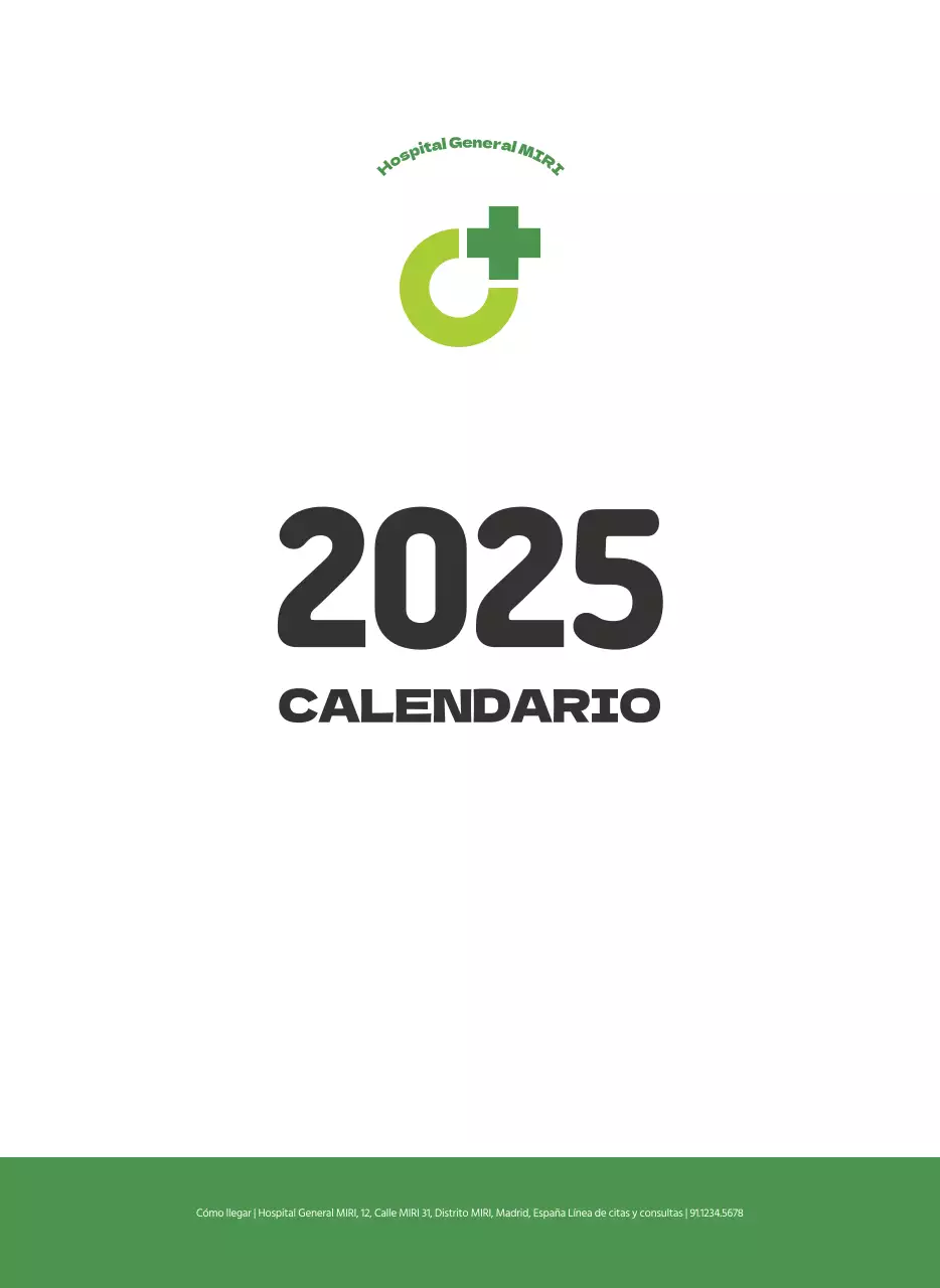 Un hospital festivo con ilustraciones de temática sanitaria y familiar y acentos de color