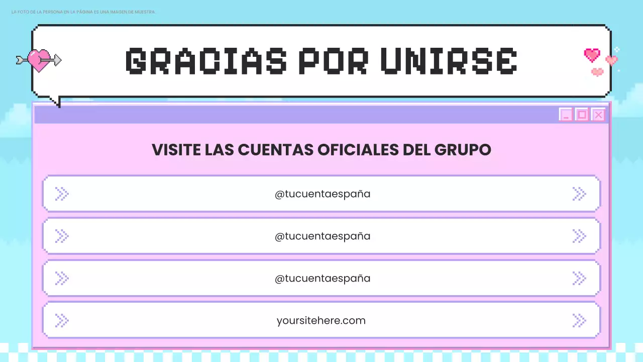 encanto retro rosa promoción