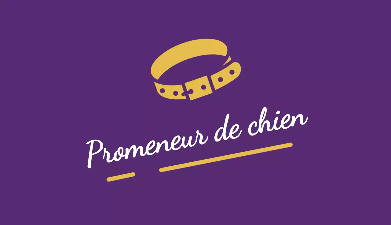 carte de visite moderne violette