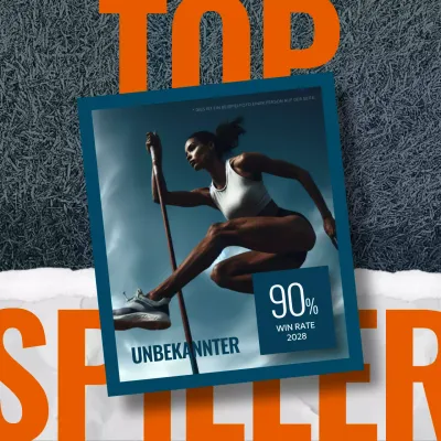 teal orange modern top player information