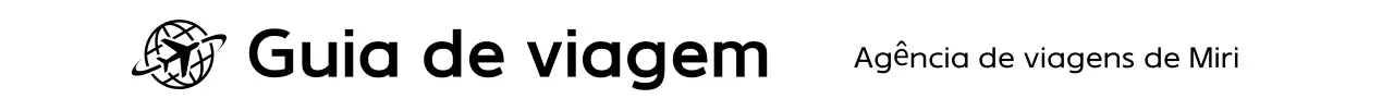 Logótipo de viagem simples preto