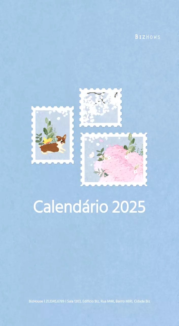 Ilustrações de carimbos com um conceito caloroso