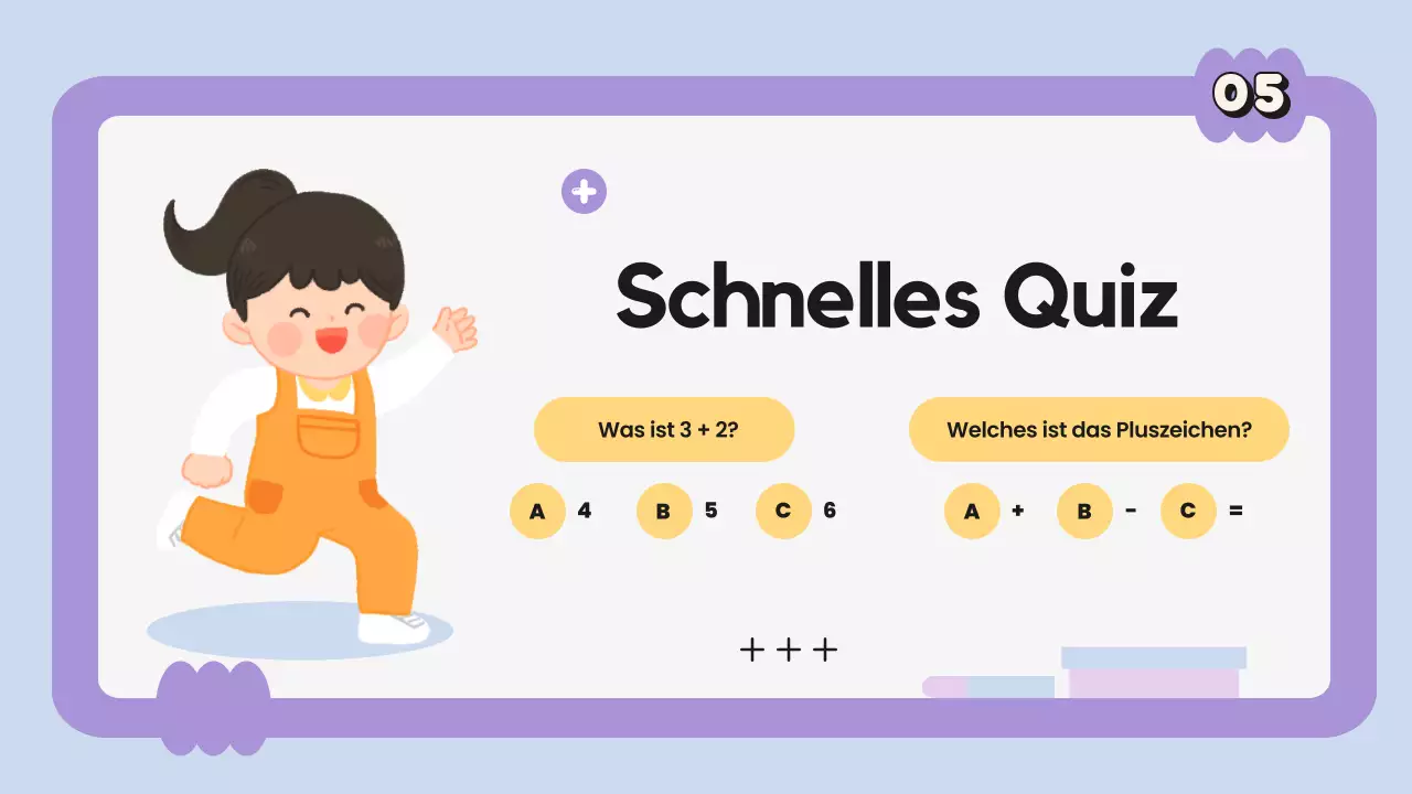 Lila Minimal Match Klasse