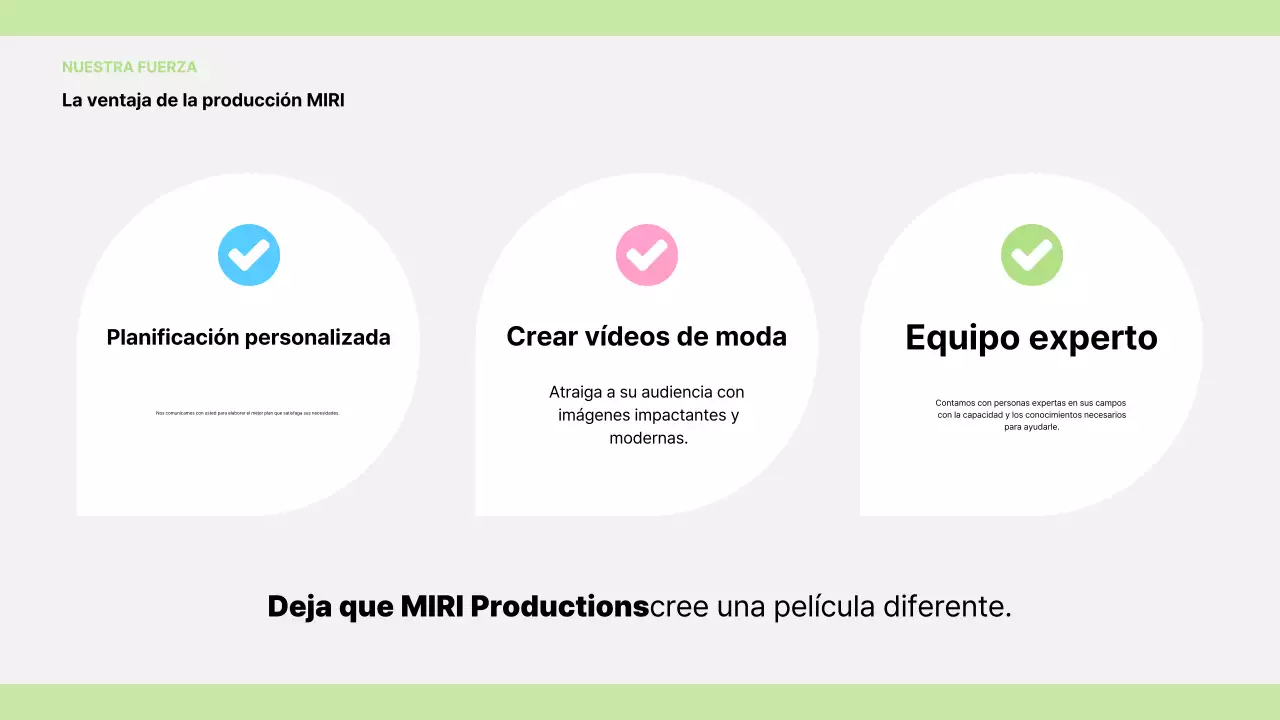 Anuncio anual de cine moderno