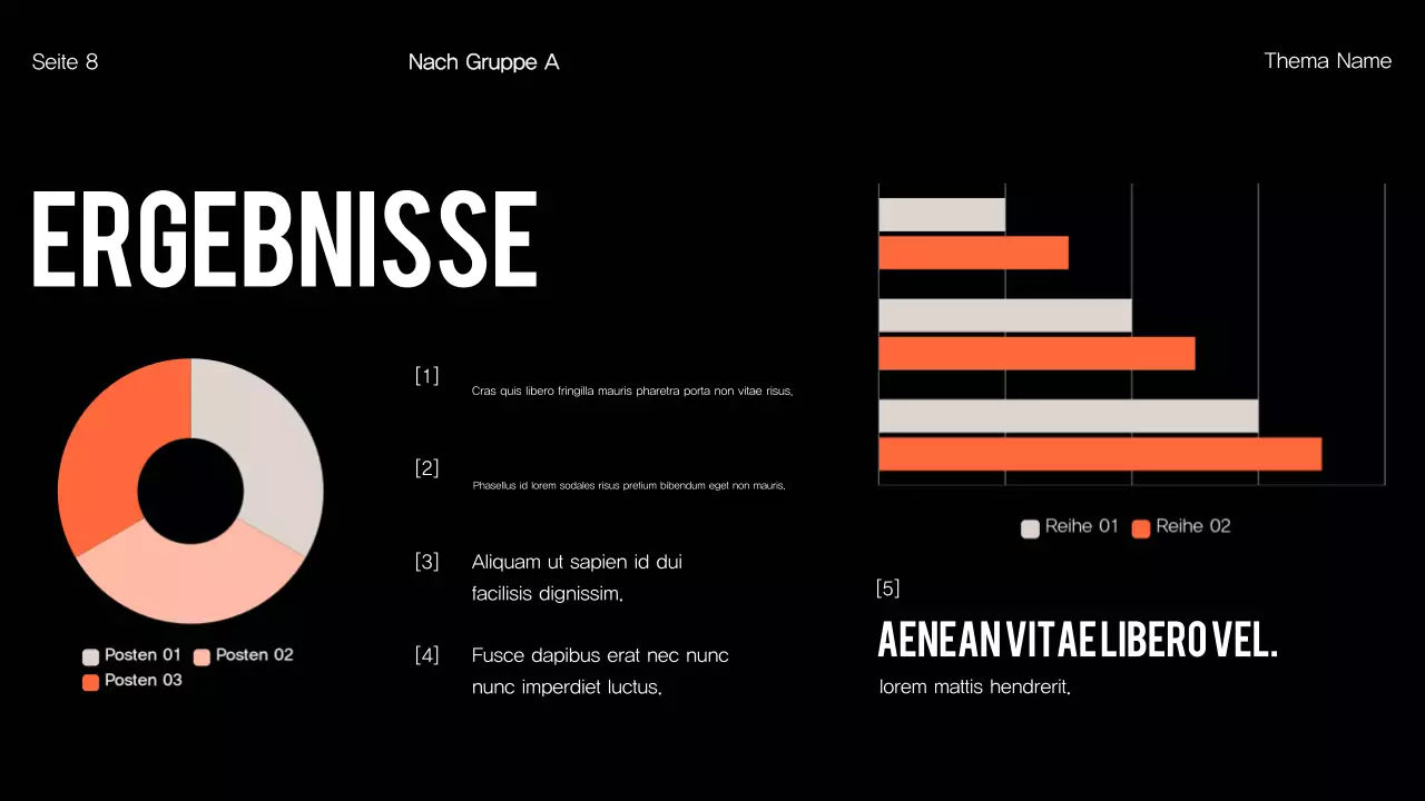 Orange Modern Group Projektübersicht Präsentation