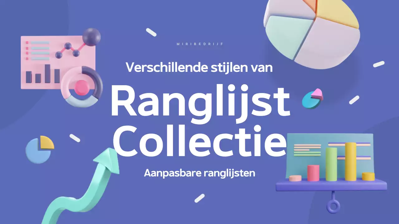 Een trendy voorstel voor een blauw-wit leaderboard