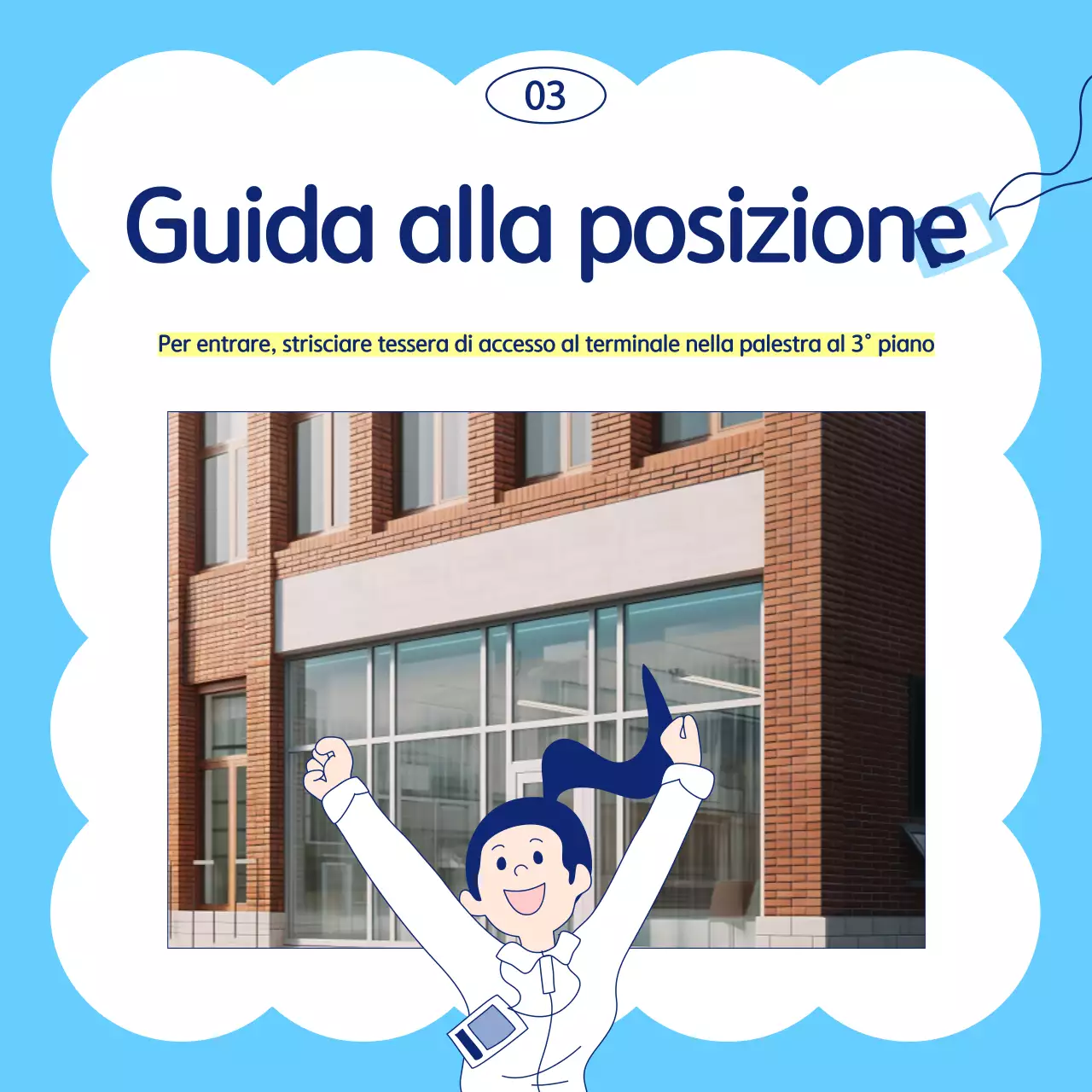 Azzurro Guida alla campagna semplice