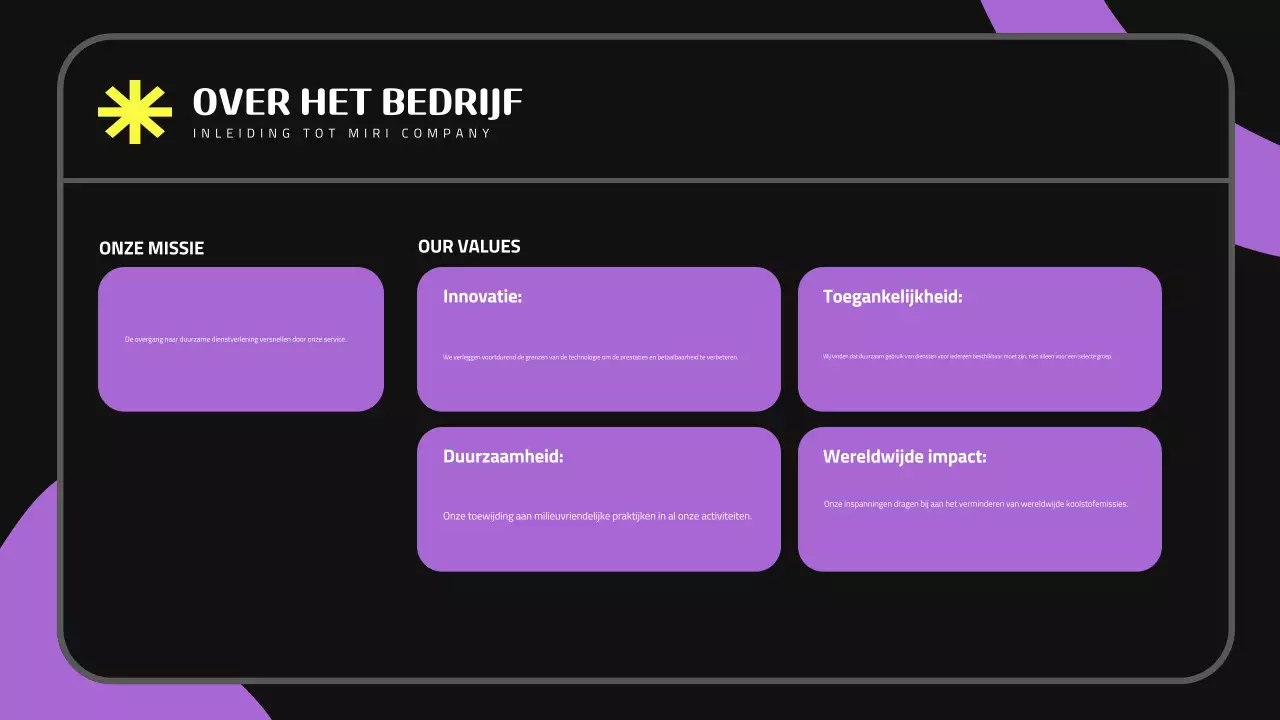 Zwart Paars Schattige Presentatie Nieuwe Werknemer Inwerken