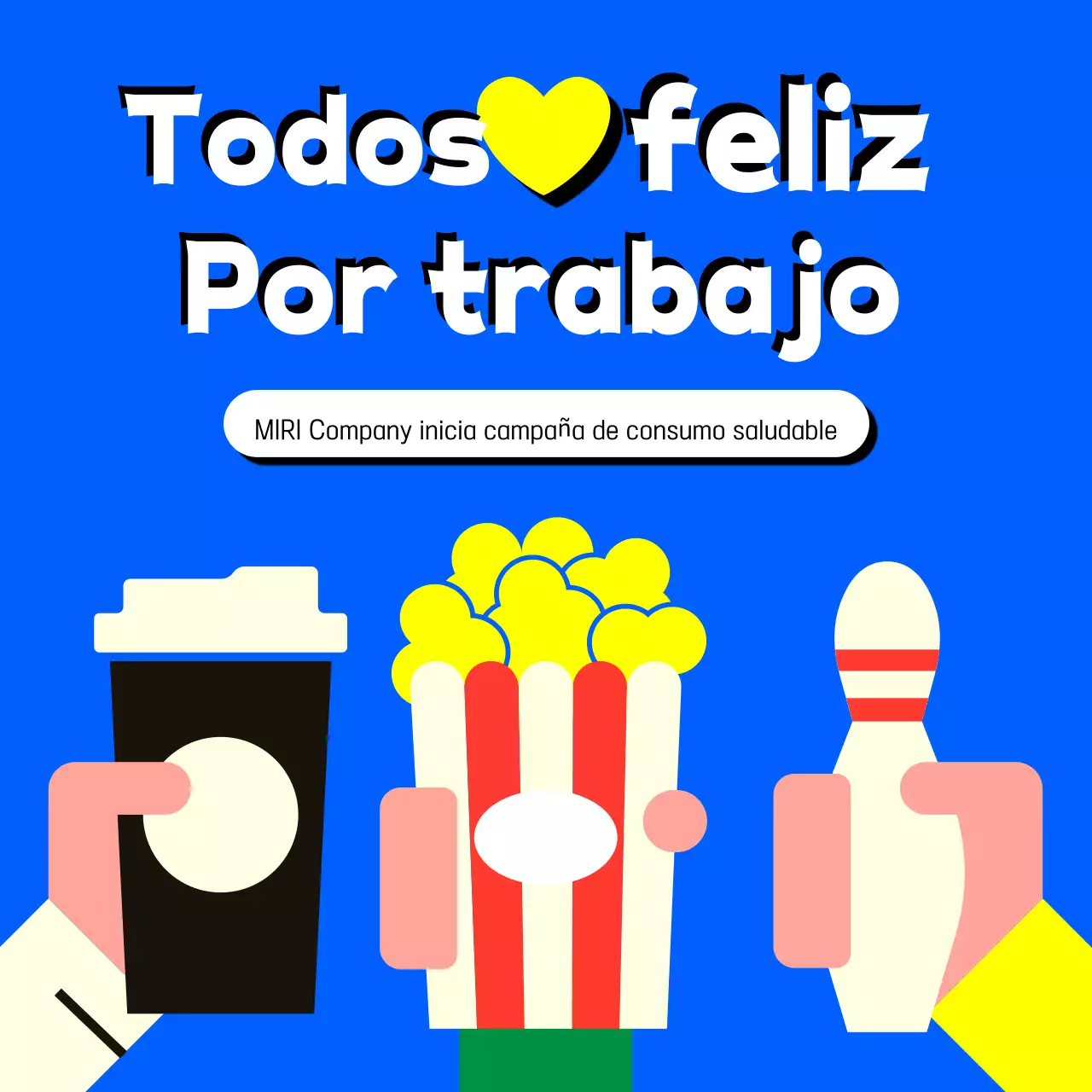 Guía de la campaña de consumo de cultura pop azul