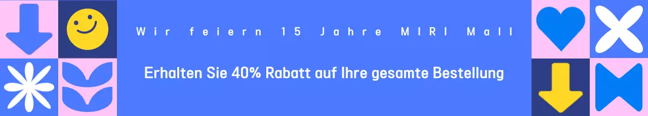 Werbung für einen Blue-Pop-Verkauf