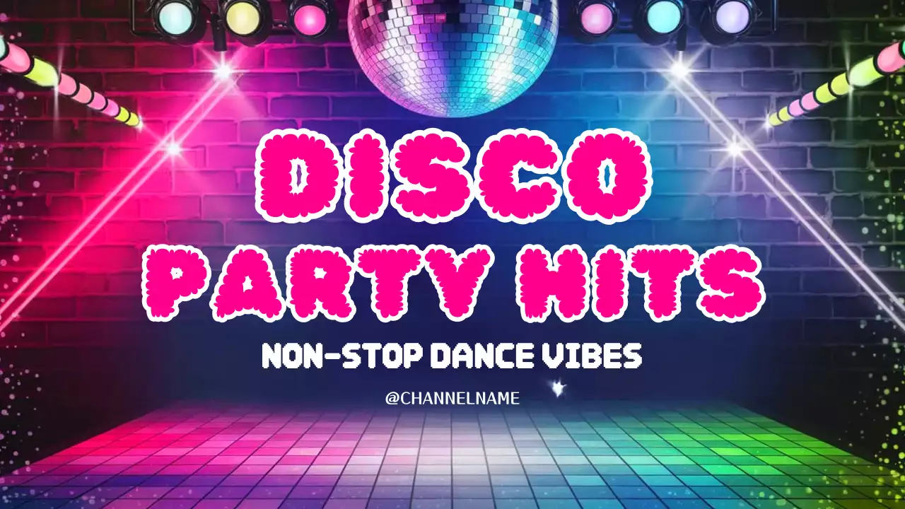 Rainbow Retro Disco Playlist YouTube Thumbnail