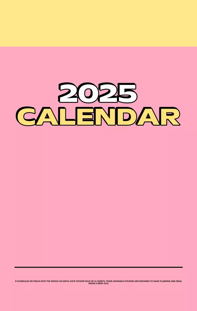 Colorful calendars with a variety of retro illustrations