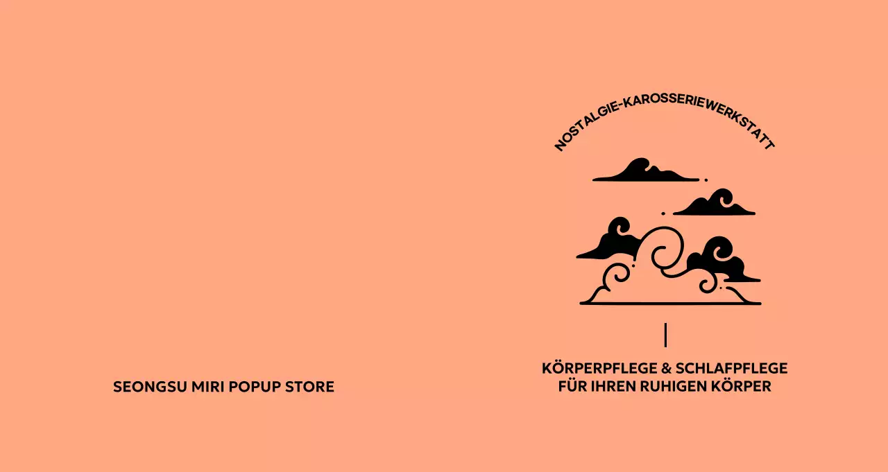 Werbung für die Veranstaltung Orange Minimal Pop-Up Store