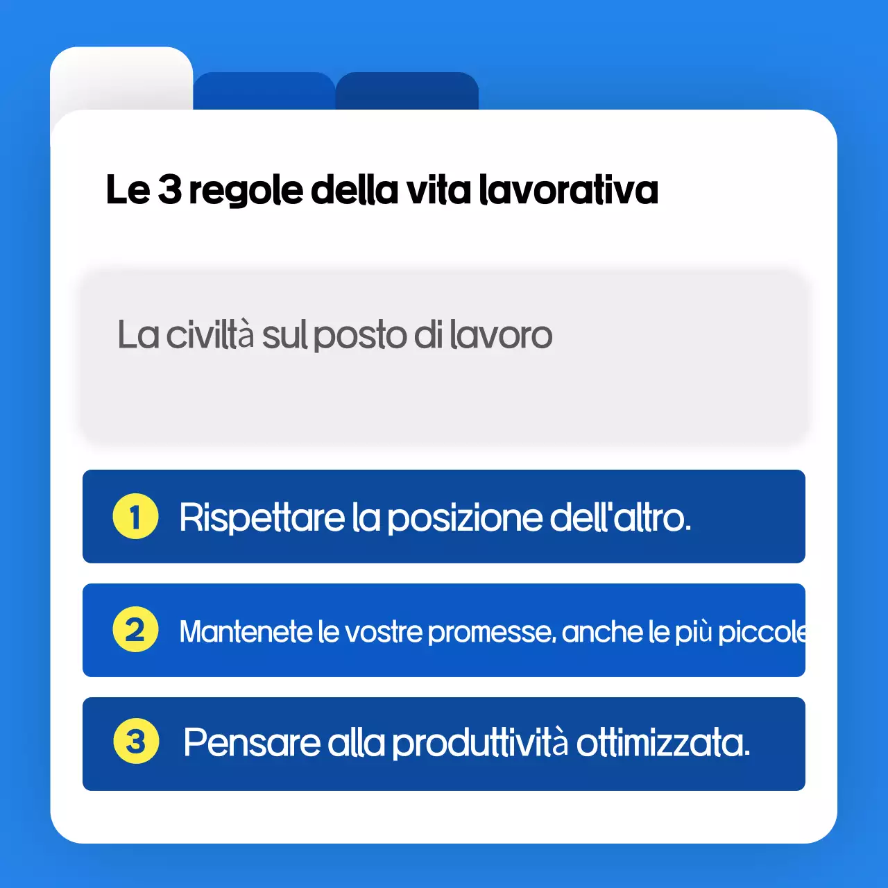 Risorse per la formazione sulle buone maniere sul posto di lavoro