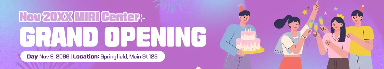 Banner de anúncio de evento da moda roxa