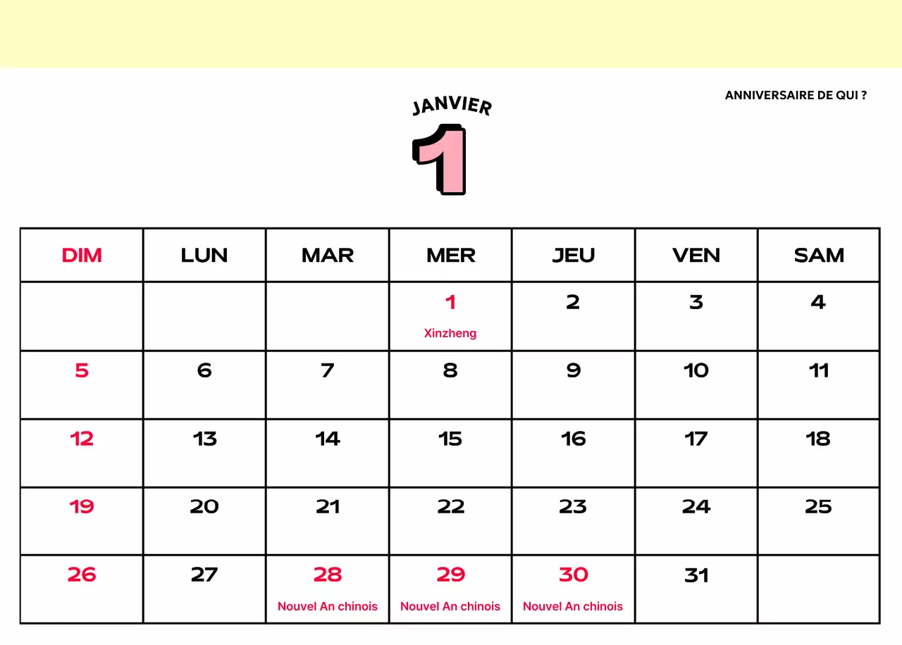 Calendriers colorés avec une variété d'illustrations rétro