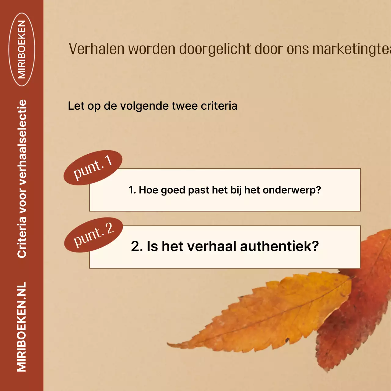 Bruin Vintage Herfst Evenement