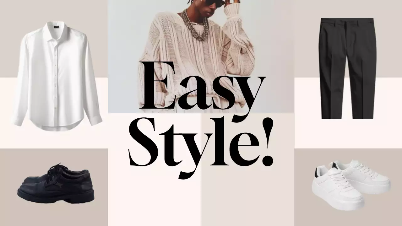 Beige Trendy Fashion Promotion YouTube Thumbnail