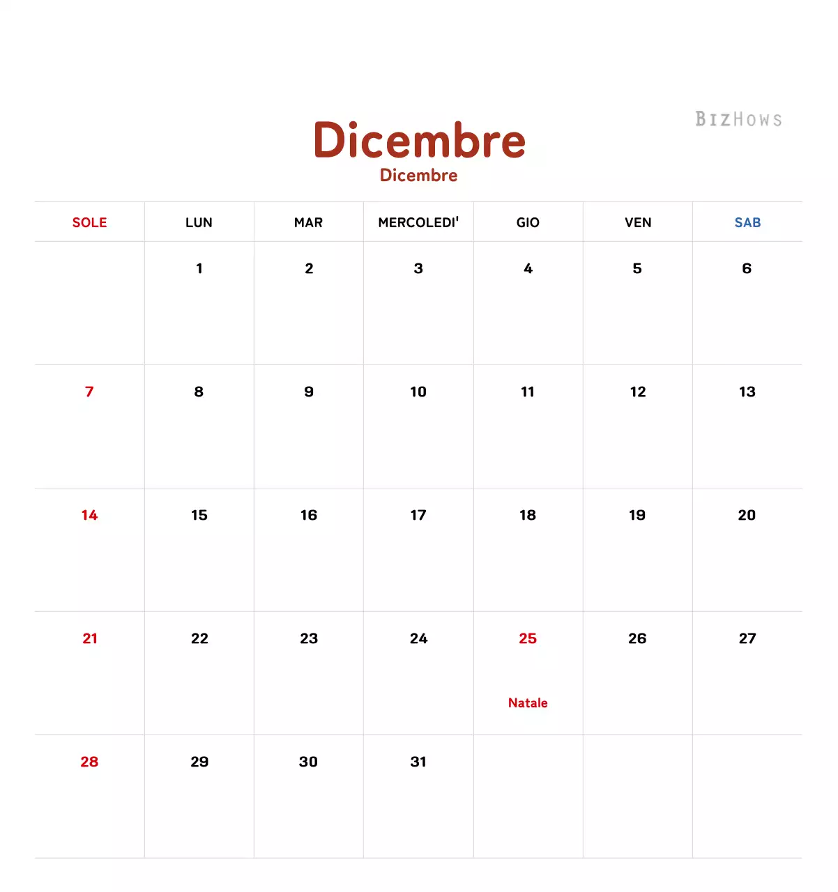 Calendario di Capodanno con una calda illustrazione