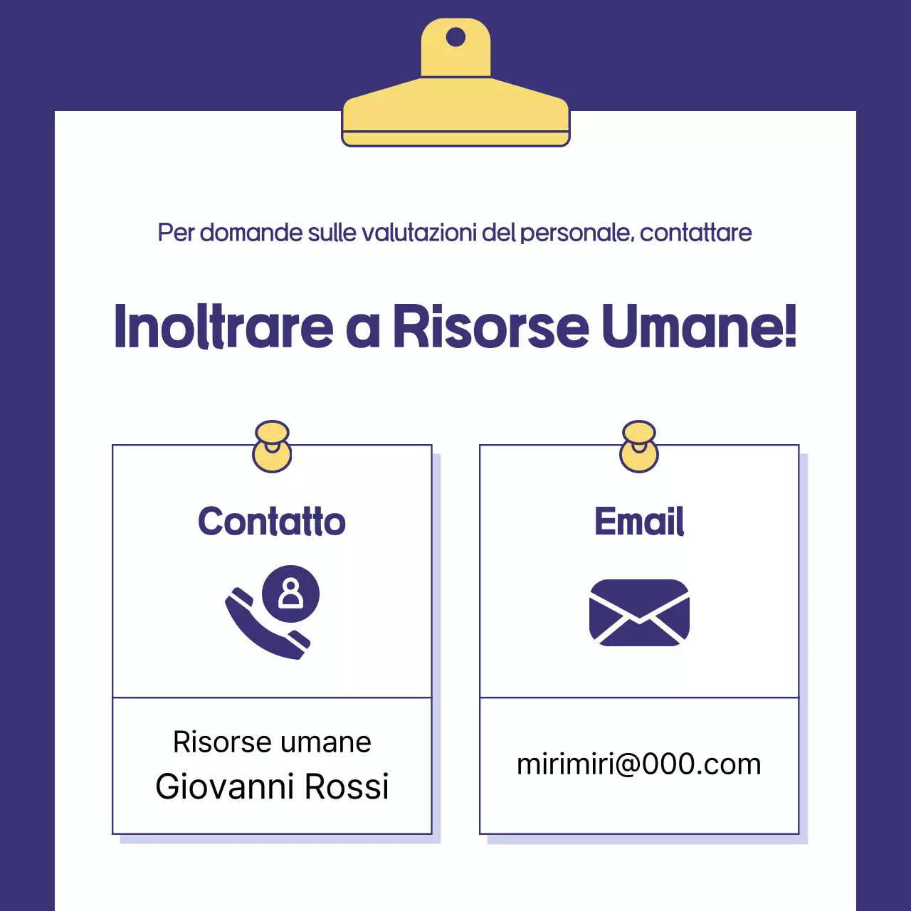 Formazione blu moderna sulla gestione delle risorse umane
