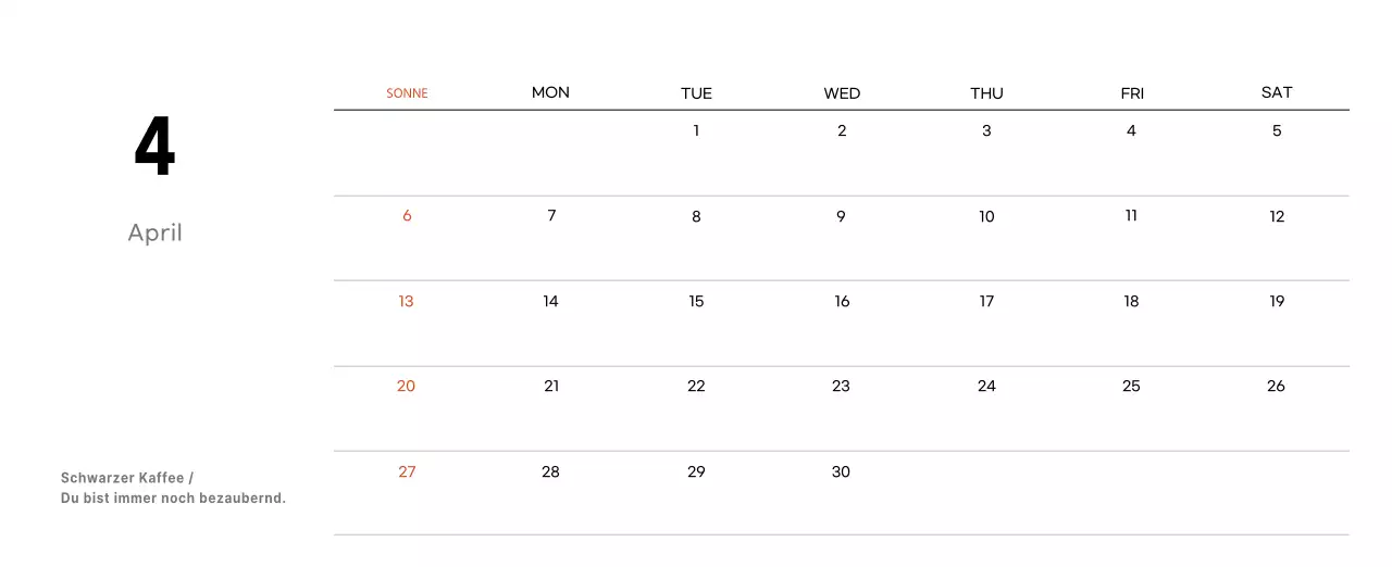 Ein weiß-braunes sentimentales Café